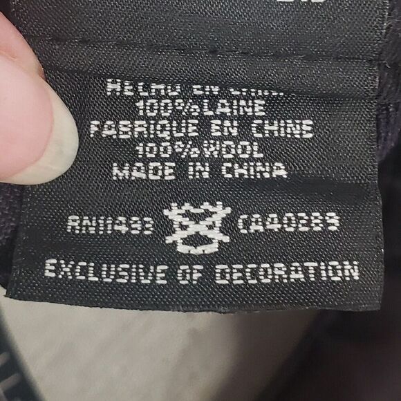 New Era MLB Atlanta Braves Fitted Baseball Tomahawk Hat Cap 7 3/8 Wool Navy Red - Picture 12 of 13